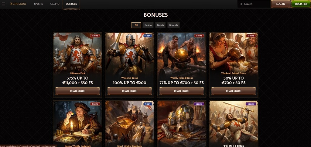 Crusado Casino Promotions