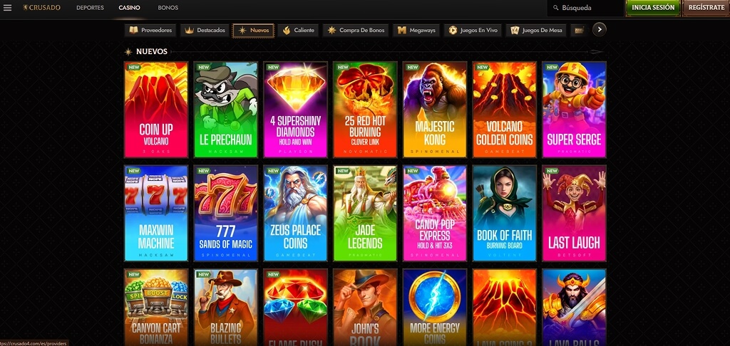Juegos de casino Crusado